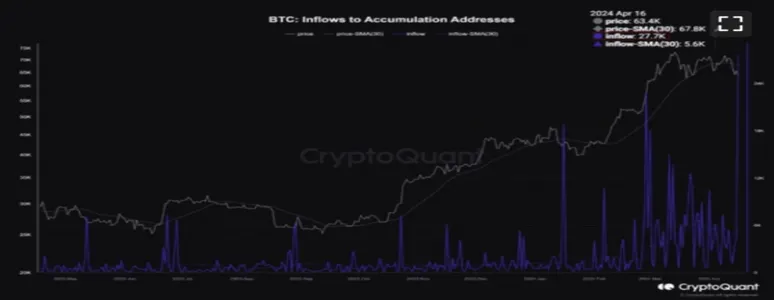 CryptoQuant: инвесторы накопили рекордное количество биткоинов
