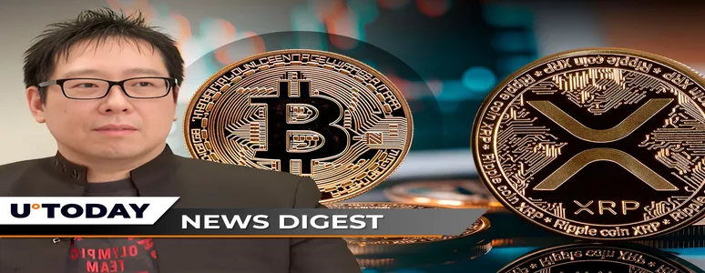 3.6 Billion XRP in 24 Hours, Samson Mow Expects 'Super Bullish Bitcoin News' Soon, Ethereum ETFs Witness Massive Outflows: Crypto News Digest by U.Tod