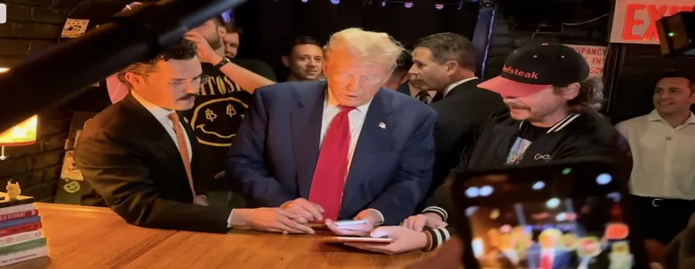 Donald Trump Makes Historic Bitcoin Payment At PubKey